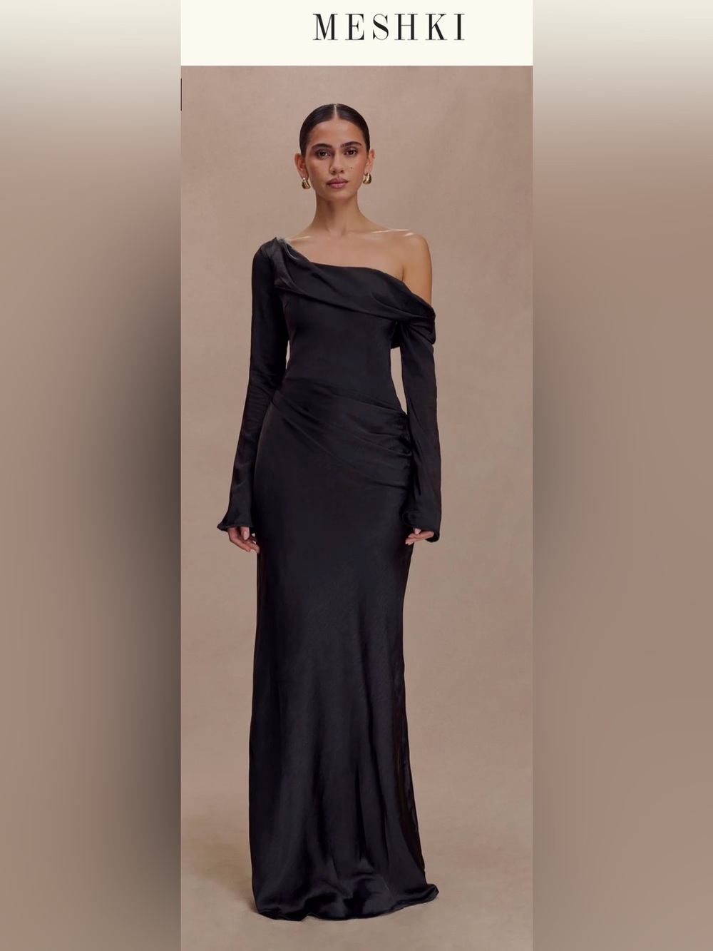 Meshki iris long sleeve maxi